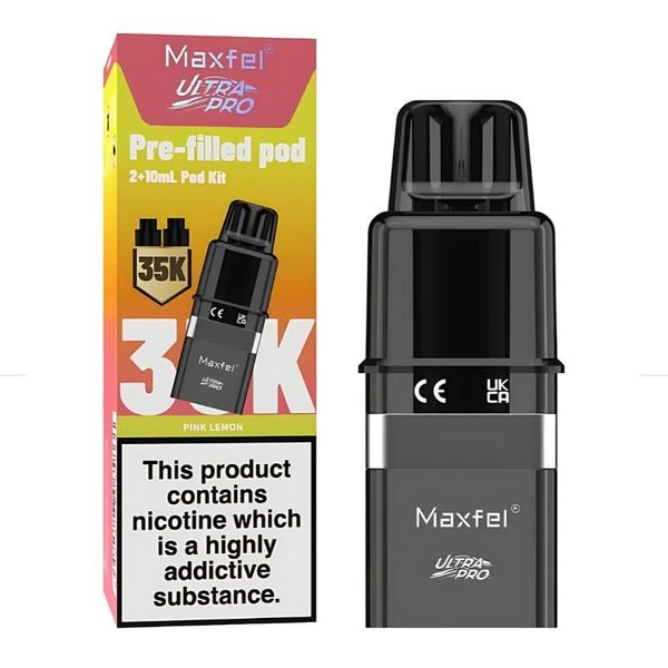Maxfel Ultra Pro 35k Replacement Pods Pack of 5 - Pink Lemon