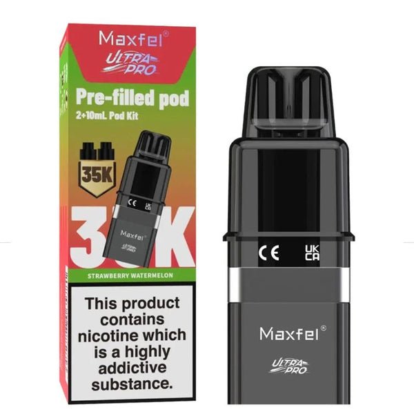 Maxfel Ultra Pro 35k Replacement Pods Pack of 5 - Strawberry Watermelon