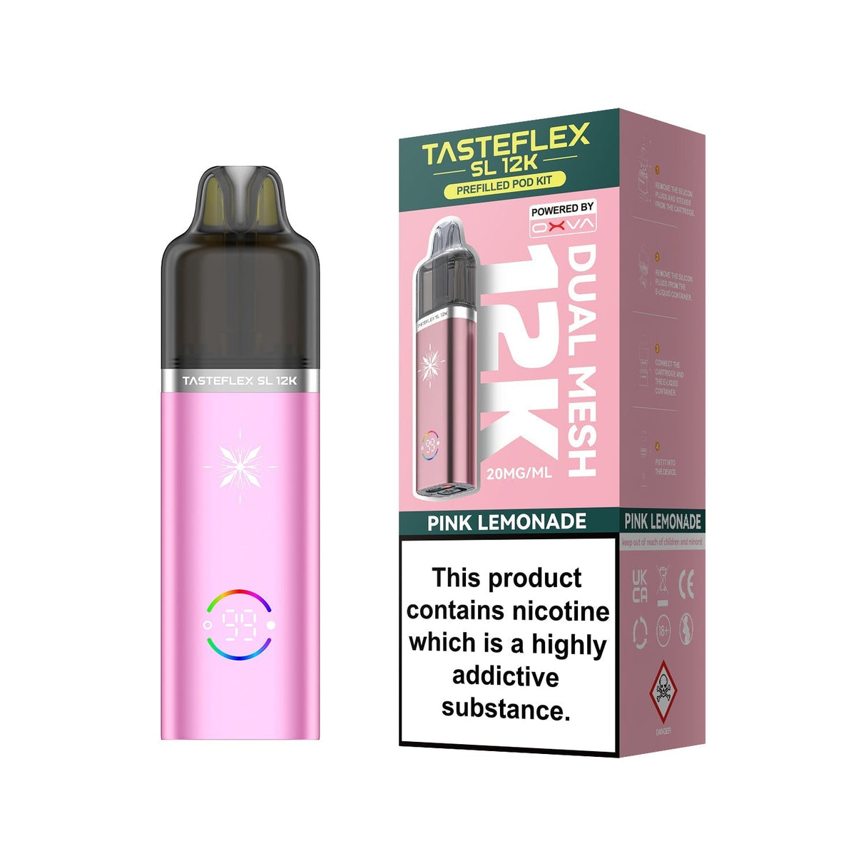 Oxva Tasteflex SL 12k Prefilled Pod Kit Pack of 5 - Wholesale Price !