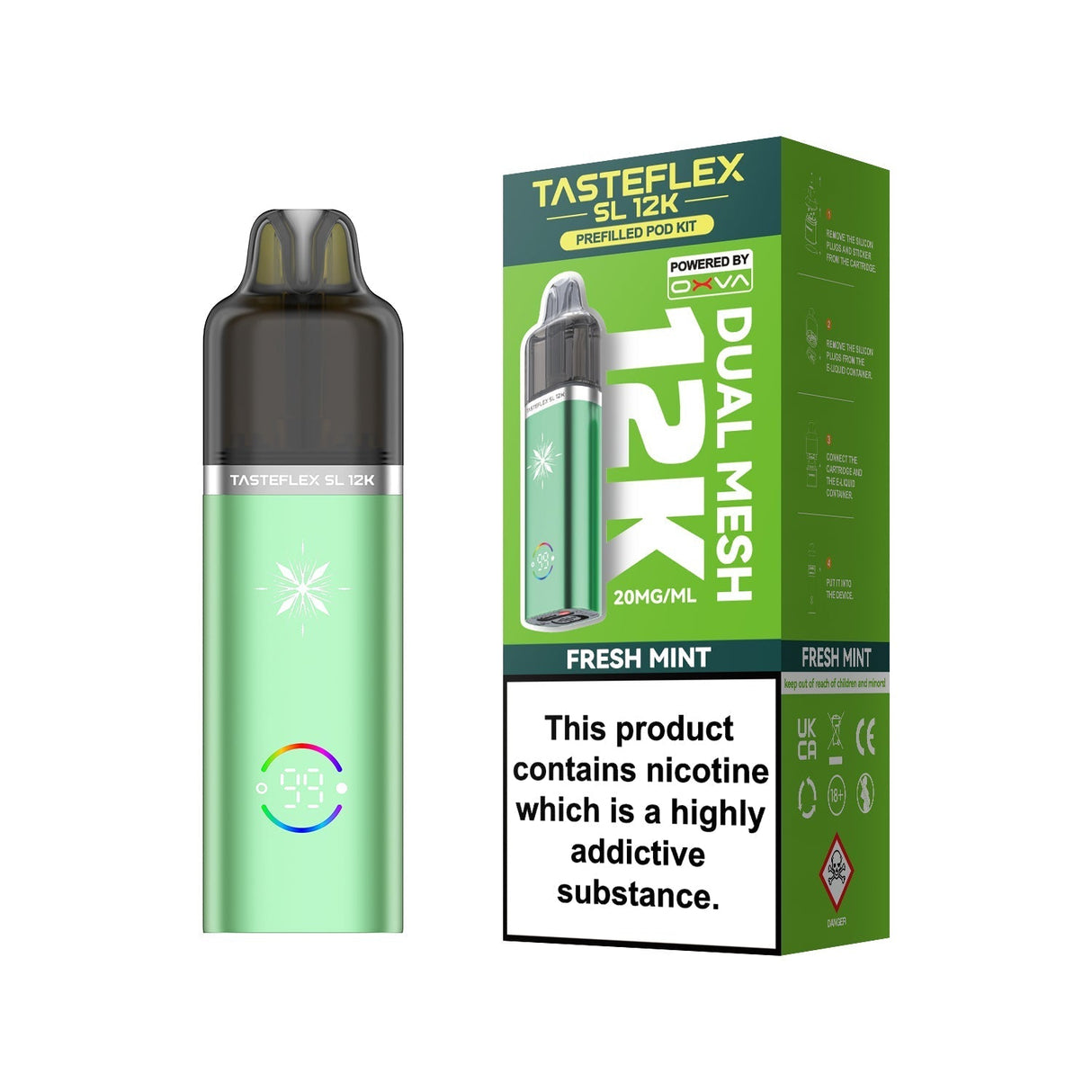 Oxva Tasteflex SL 12k Prefilled Pod Kit Pack of 5 - Wholesale Price !