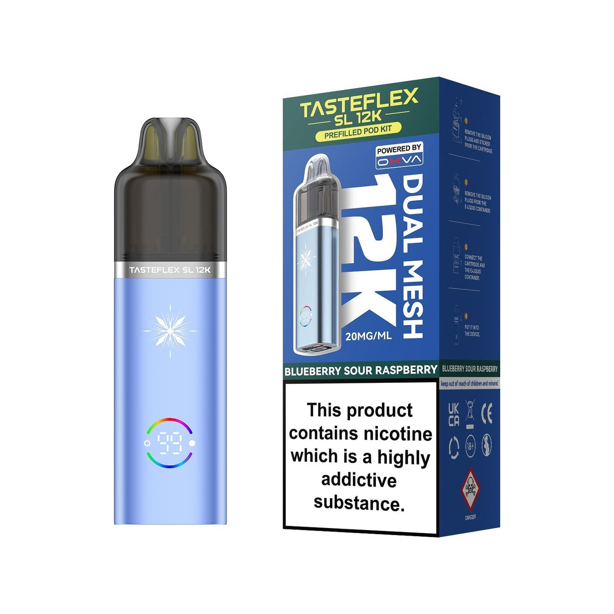 Oxva Tasteflex SL 12k Prefilled Pod Kit Pack of 5 - Wholesale Price !