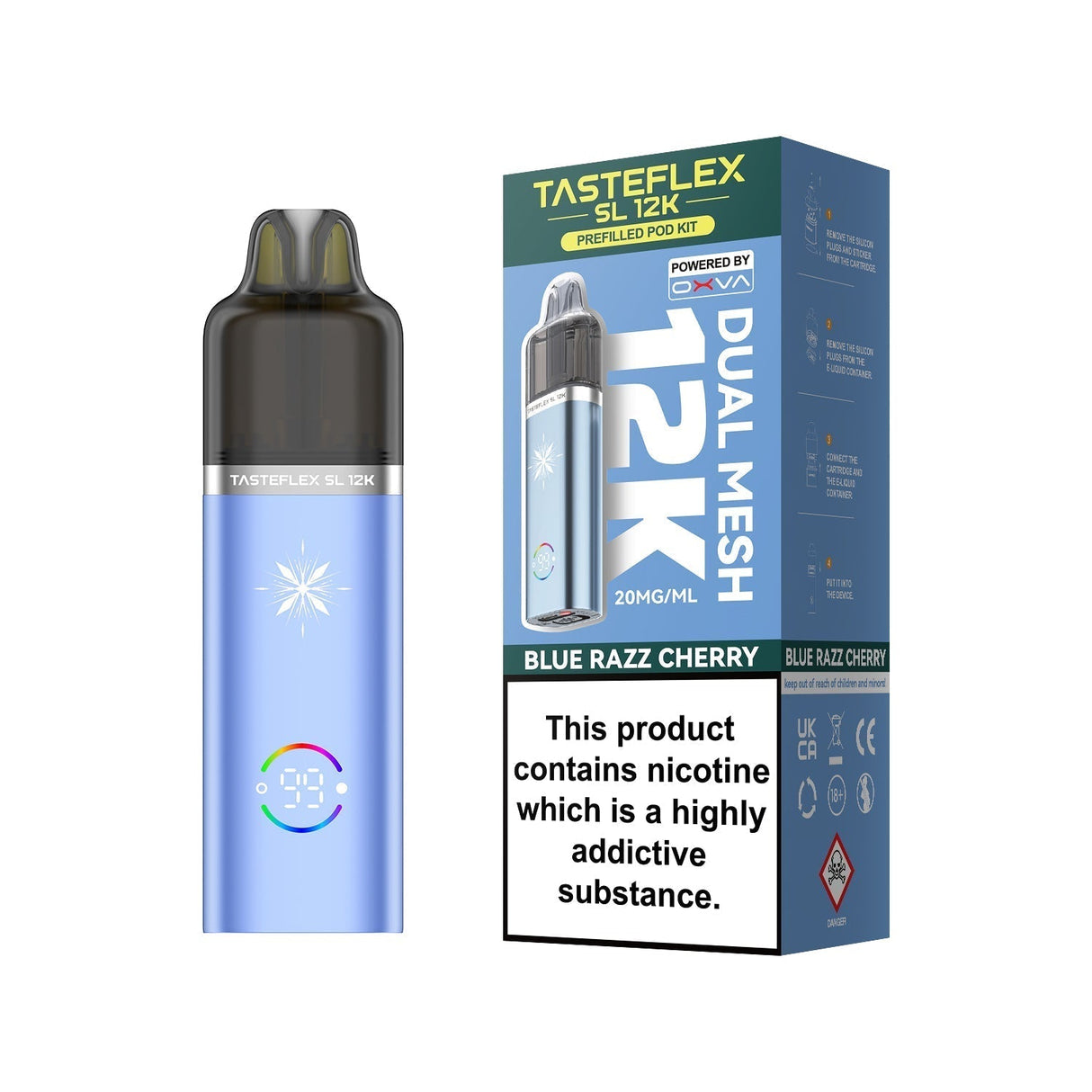 Oxva Tasteflex SL 12k Prefilled Pod Kit Pack of 5 - Wholesale Price !