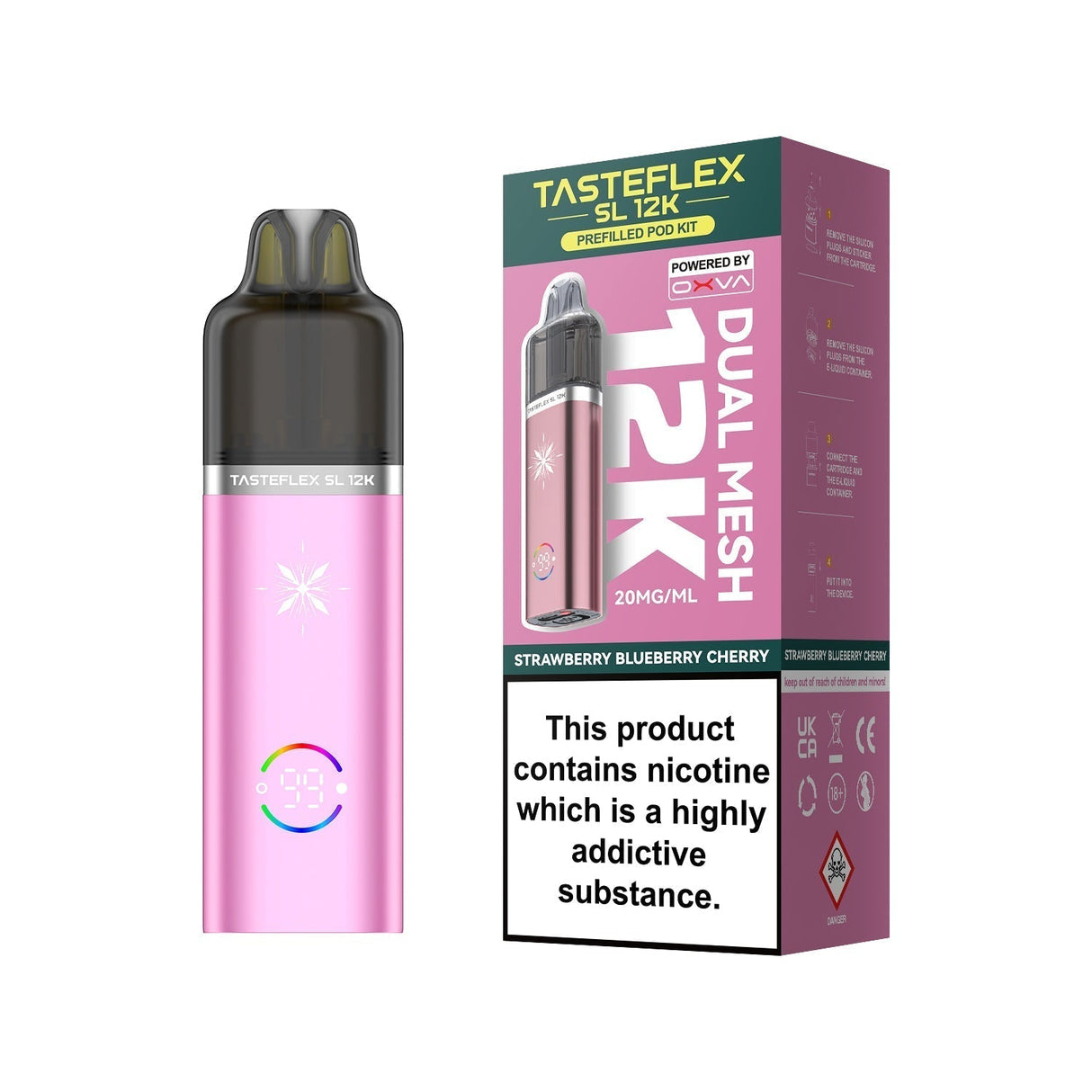 Oxva Tasteflex SL 12k Prefilled Pod Kit Pack of 5 - Wholesale Price !