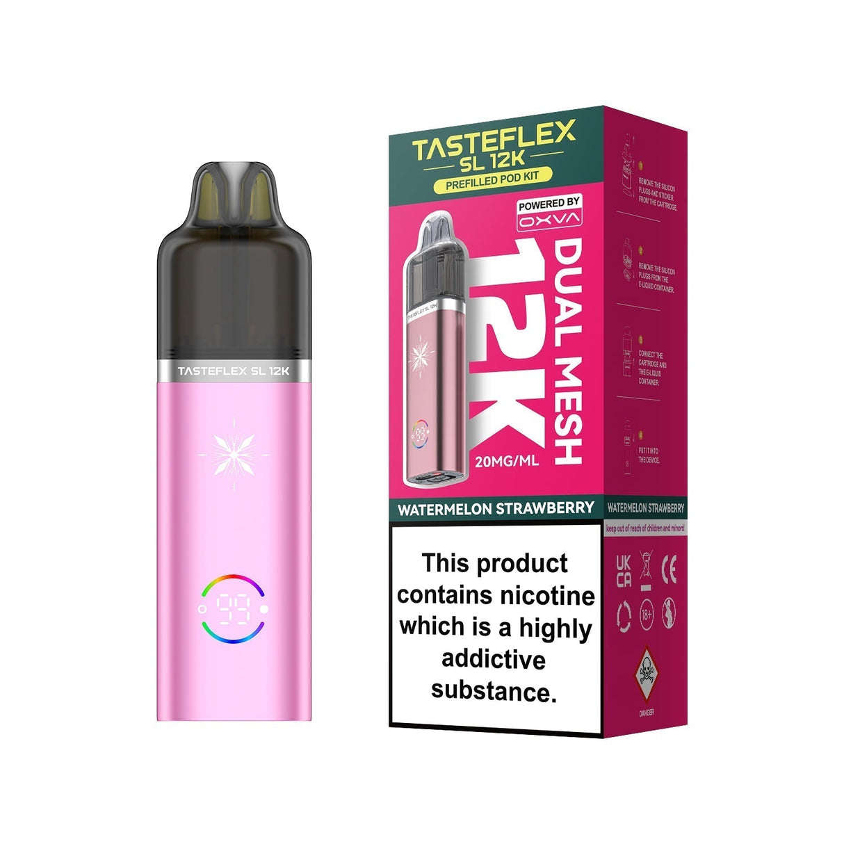 Oxva Tasteflex SL 12k Prefilled Pod Kit Pack of 5 - Wholesale Price !