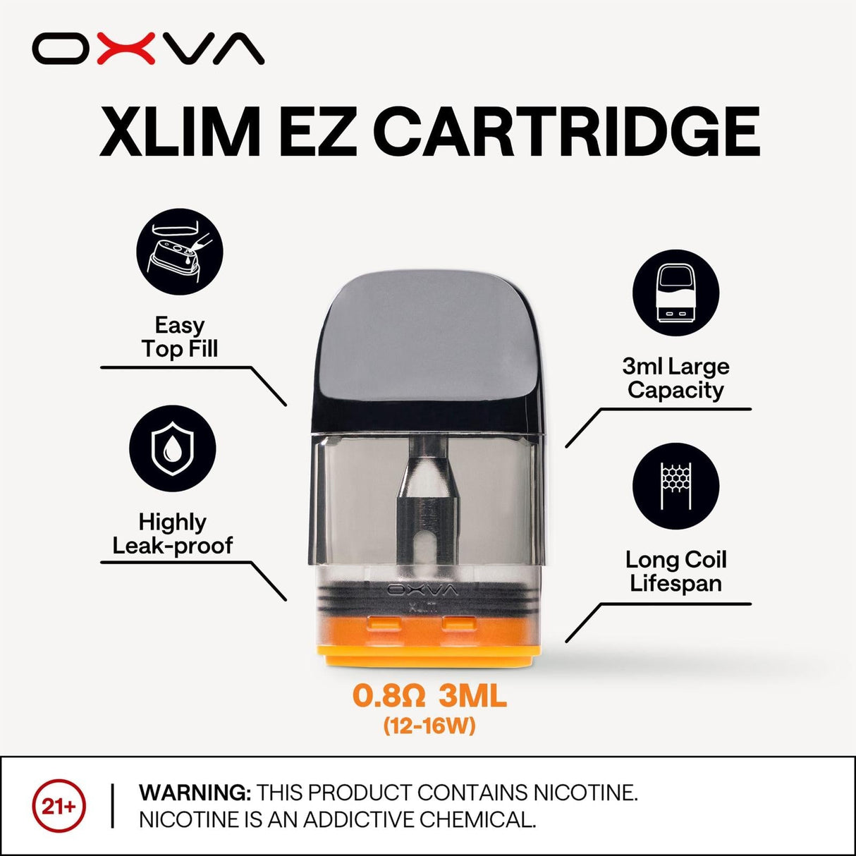bulk wholesale Oxva Xlim EZ Cartridges Pods Pack of 3 - 0.4ohm (26 - 30W)