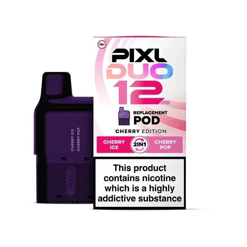 PIXL Duo 12 Replacement Pods Pack of 5 - Cherry Edition - vapeukwholesale