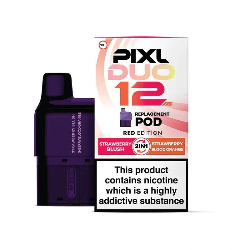 PIXL Duo 12 Replacement Pods Pack of 5 - Red Edition - vapeukwholesale