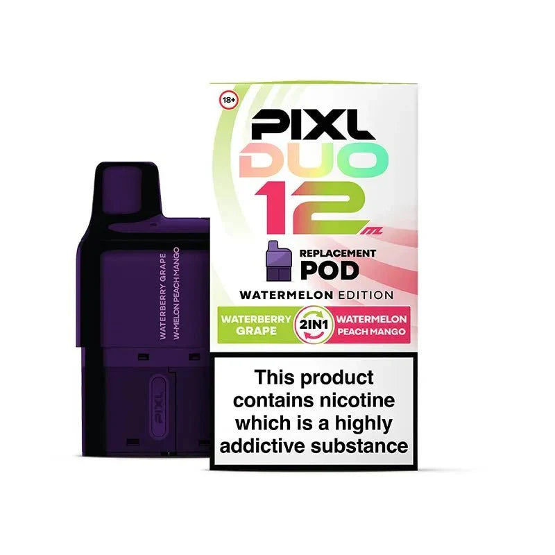 PIXL Duo 12 Replacement Pods Pack of 5 - Watermelon Edition - vapeukwholesale