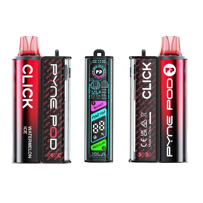Pyne Pod Click 10K Starter Kit Box of 5 - Watermelon Ice - vapeukwholesale