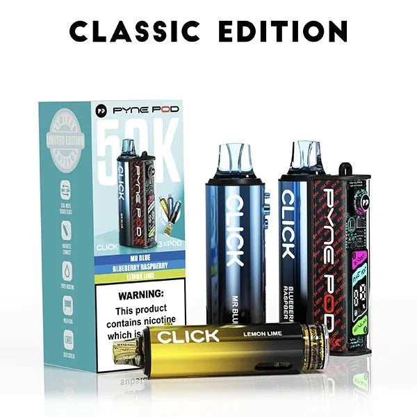 Pyne Pod Click 50k Prefilled Pod Vape Kit - Classic Edition - vapeukwholesale