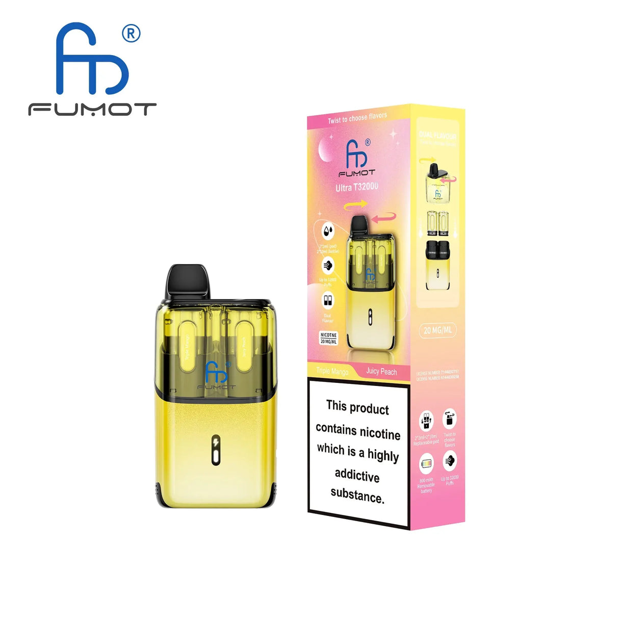 RandM Fumot T32000 Ultra Prefilled Pod Kit - Power Vape Shop