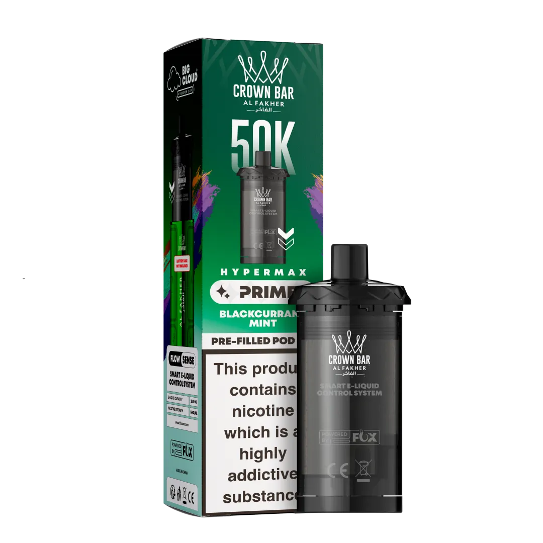 Al Fakher Hypermax Prime 50K Prefilled Pods