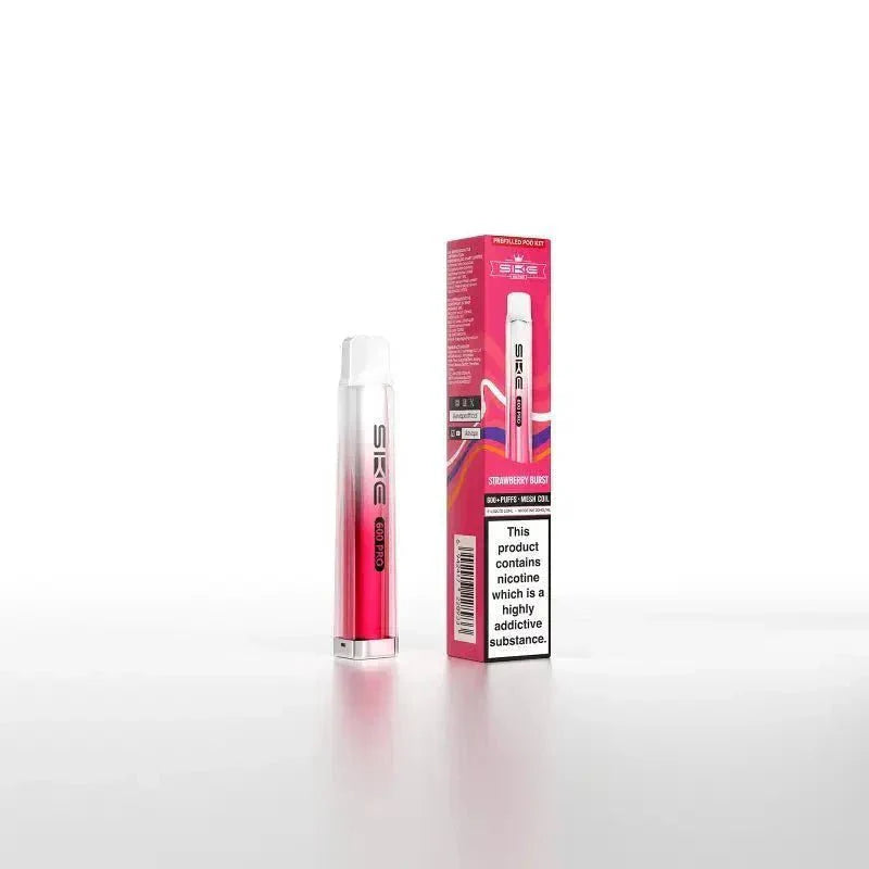 Ske Crystal Pro 600 Pod Kit Box of 10 - Strawberry Burst - vapeukwholesale
