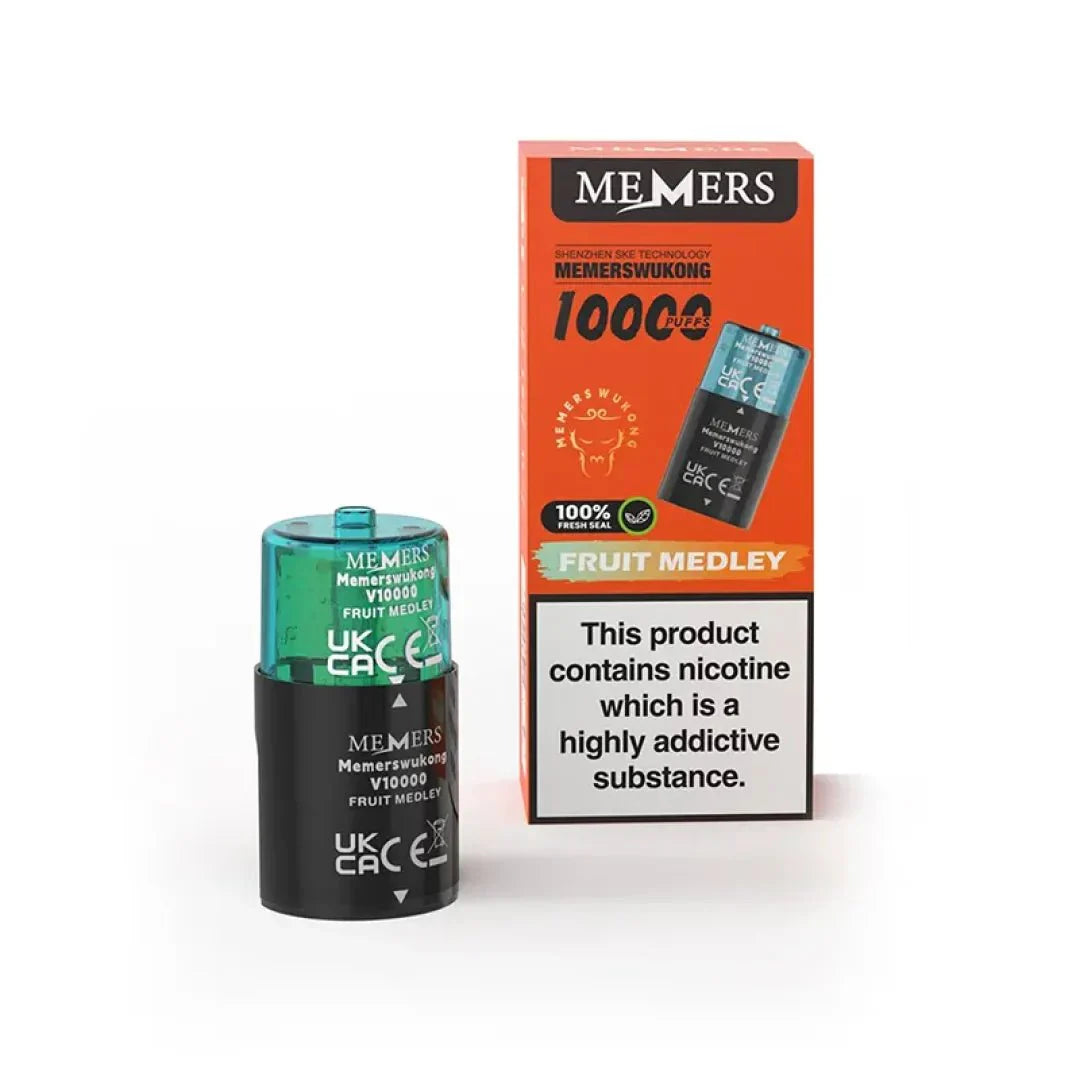 Ske Memers Wukong V10000 Prefilled Pods Pack of 5 - Fruit Medley - vapeukwholesale