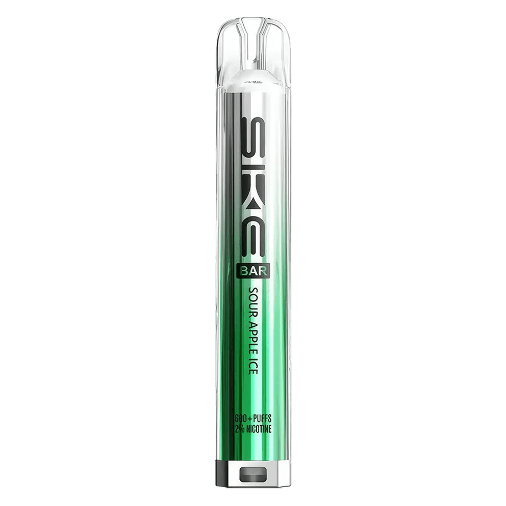 Ske Original Bar 600 Prefilled Pod Kit - Pack of 10 - Sour Apple Ice - vapeukwholesale