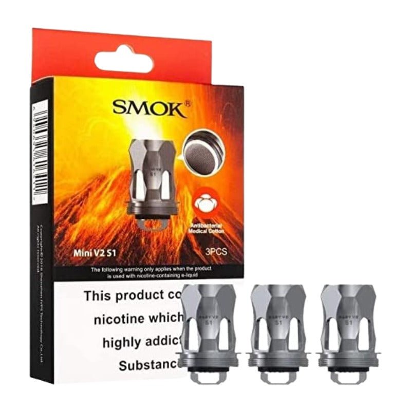 Smok TFV - Mini V2 (Baby V2) Coils | 3 Pack - S1 SINGLE MESH(0.15OHM)