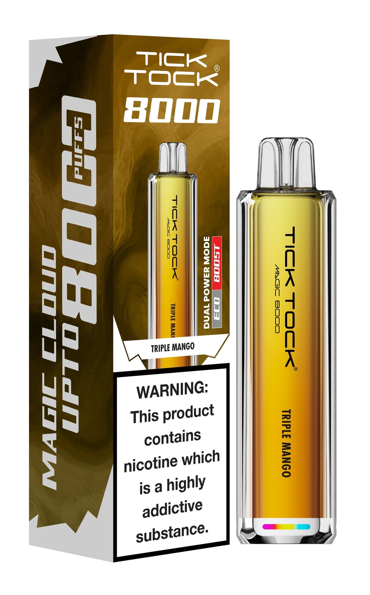 Tick Tock 8000 Puffs Disposable Vape - Power Vape Shop