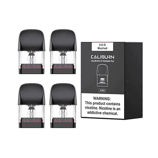 bulk wholesale Uwell Caliburn G3 Replacement Pods - Pack of 4 - 0.6 Ohm