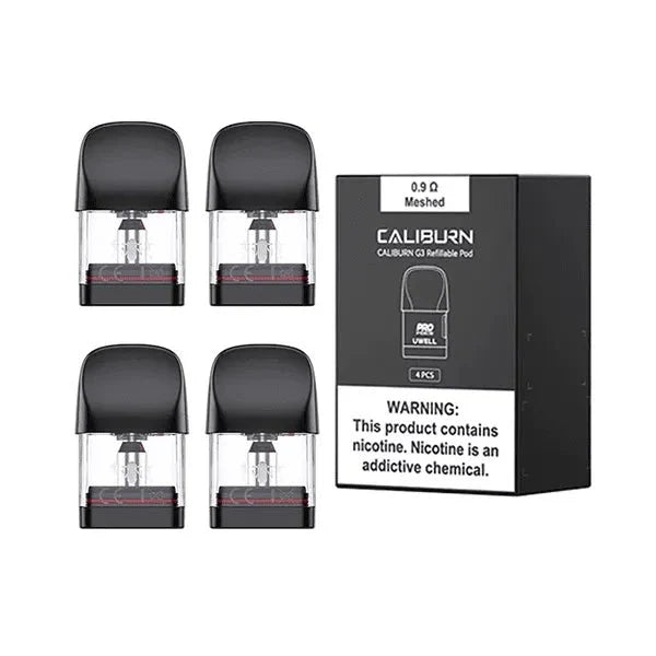bulk wholesale Uwell Caliburn G3 Replacement Pods - Pack of 4 - 0.9 Ohm
