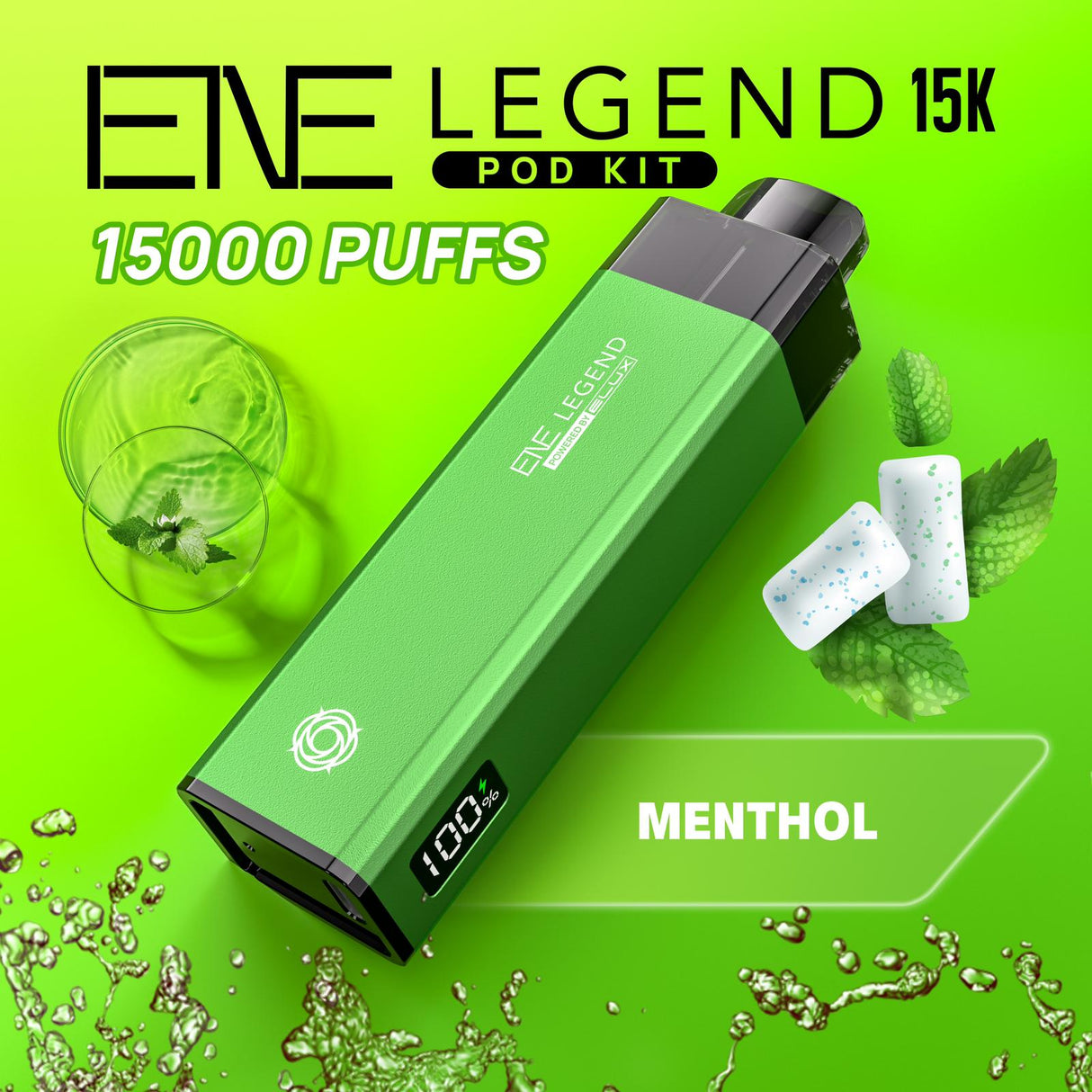 Elux ENE Legend 15k Vape Pod Kit Pack of 5 - Elux ENE Legend 15k Vape Pod Kit Pack of 5 - Direct Vape Wholesale