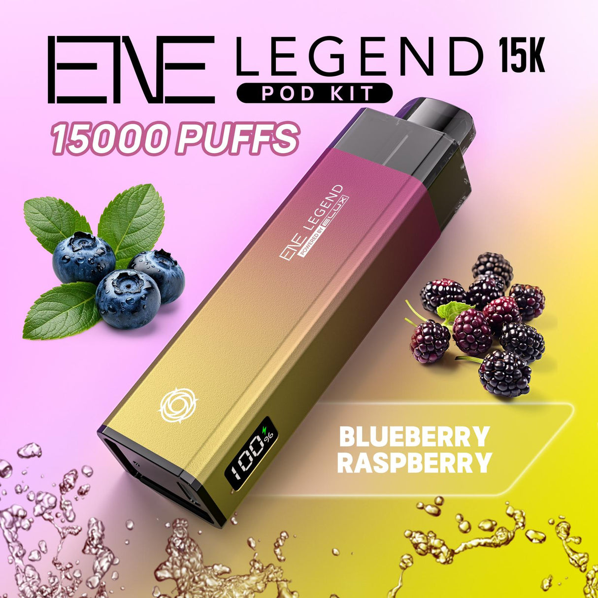 Elux ENE Legend 15k Vape Pod Kit Pack of 5 - Elux ENE Legend 15k Vape Pod Kit Pack of 5 - Direct Vape Wholesale