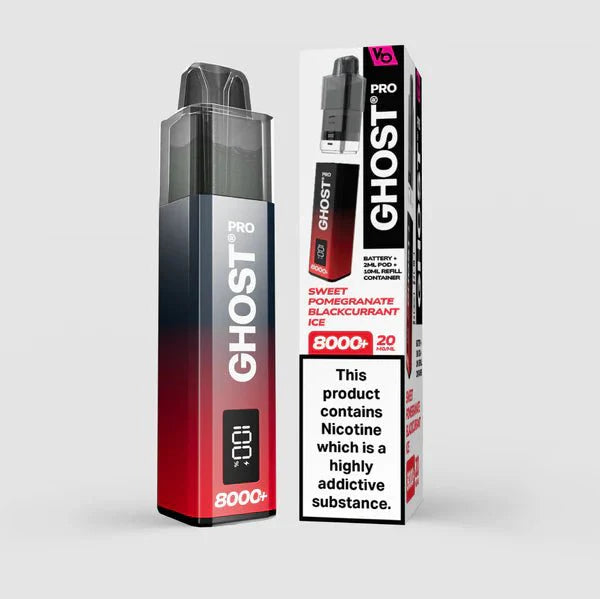 Vapes Bar Ghost Pro 8000 Prefilled Pod Vape - Power Vape Shop