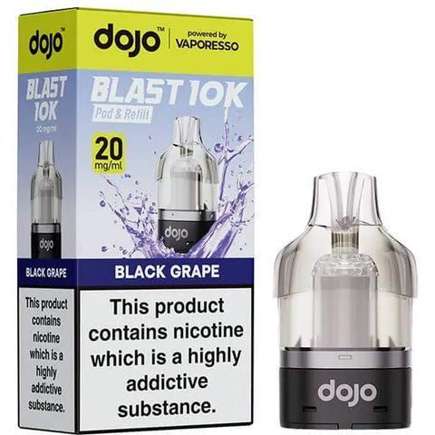 Vaporesso Dojo Blast 10K Prefilled Pods - Black Grape - vapeukwholesale