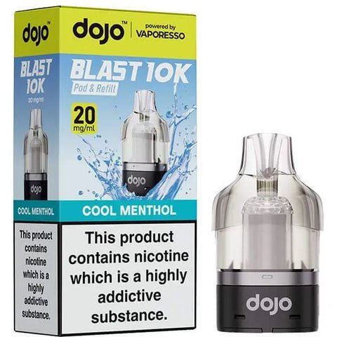 Vaporesso Dojo Blast 10K Prefilled Pods - Cool Menthol - vapeukwholesale