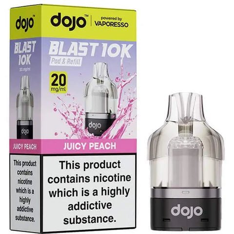 Vaporesso Dojo Blast 10K Prefilled Pods - Juicy Peach - vapeukwholesale