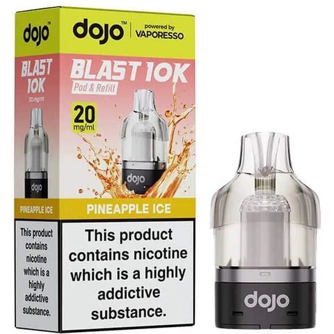 Vaporesso Dojo Blast 10K Prefilled Pods - Pineapple Ice - vapeukwholesale