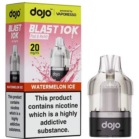 Vaporesso Dojo Blast 10K Prefilled Pods - Watermelon Ice - vapeukwholesale