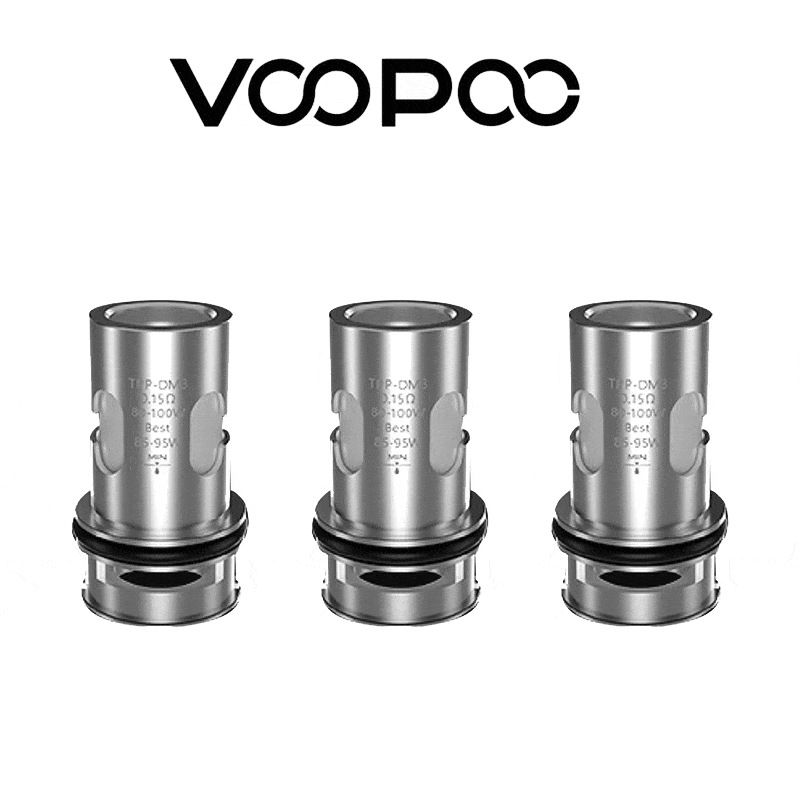 VOOPOO TPP-DM3 Coil 0.15ohm 3PCS/Pack--vapeukwholesale