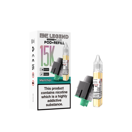 Elux ENE Legend 15k Replacement Pods Pack of 5