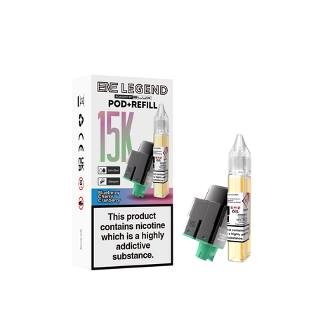 Elux ENE Legend 15k Replacement Pods Pack of 5