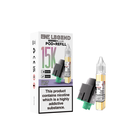 Elux ENE Legend 15k Replacement Pods Pack of 5
