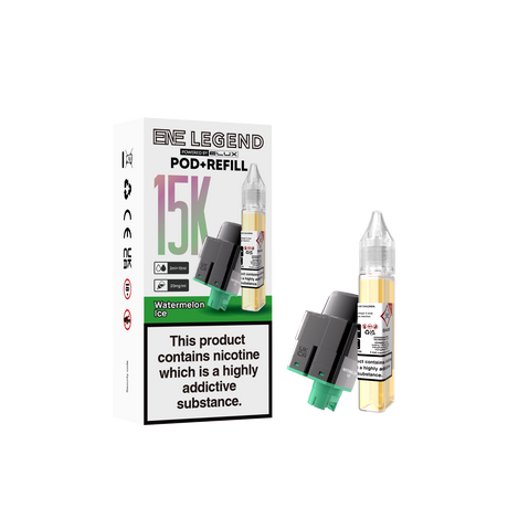Elux ENE Legend 15k Replacement Pods Pack of 5