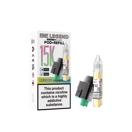 Elux ENE Legend 15k Replacement Pods Pack of 5