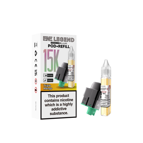 Elux ENE Legend 15k Replacement Pods Pack of 5