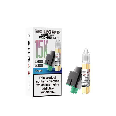 Elux ENE Legend 15k Replacement Pods Pack of 5