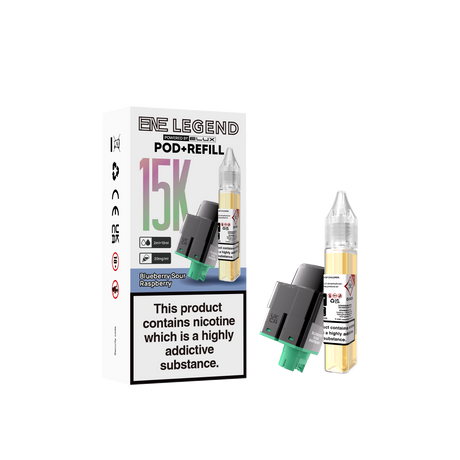 Elux ENE Legend 15k Replacement Pods Pack of 5