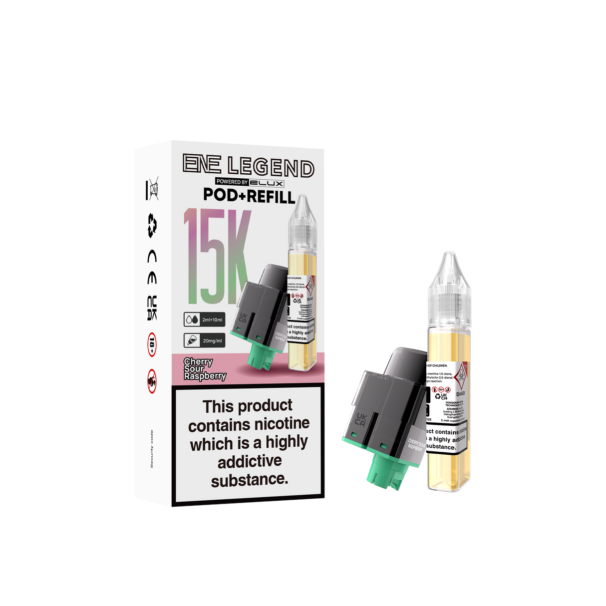 Elux ENE Legend 15k Replacement Pods Pack of 5
