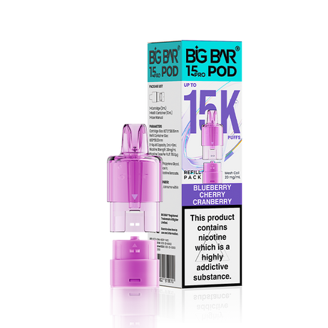 Big Bar 15000 Pro Prefilled Vape Pods Pack of 5