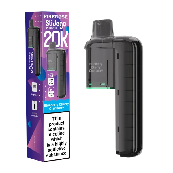 Firerose Slidego 20k Prefilled Pod Box of 5