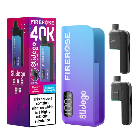 Firerose Slidego 40k Prefilled Pod Kit Box of 5