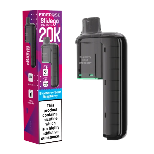 Firerose Slidego 20k Prefilled Pod Box of 5