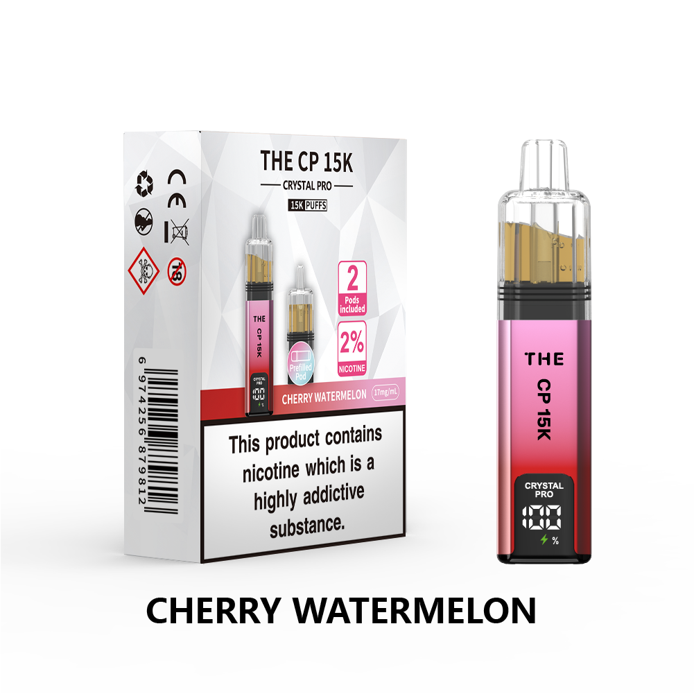 The Crystal Pro CP 15k Prefilled Pod Vape Box of 5