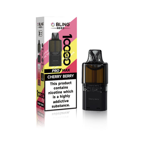 Crystal Bling Nero 10k Prefilled Pods Box of 5