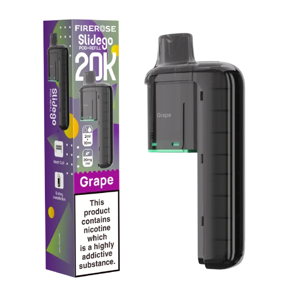 Firerose Slidego 20k Prefilled Pod Box of 5