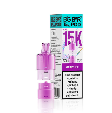 Big Bar 15000 Pro Prefilled Vape Pods Pack of 5