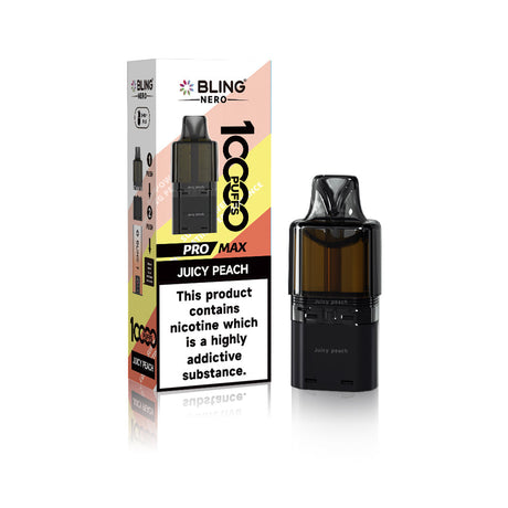 Crystal Bling Nero 10k Prefilled Pods Box of 5